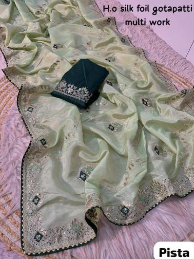 Vinayak foil gotapatti surat saree factory